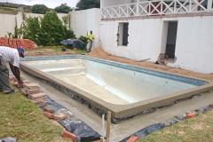 Pool-Umbau